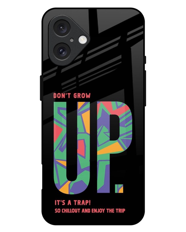 DonT Grow Up Premium Glass Cover for Apple iPhone 16 Plus