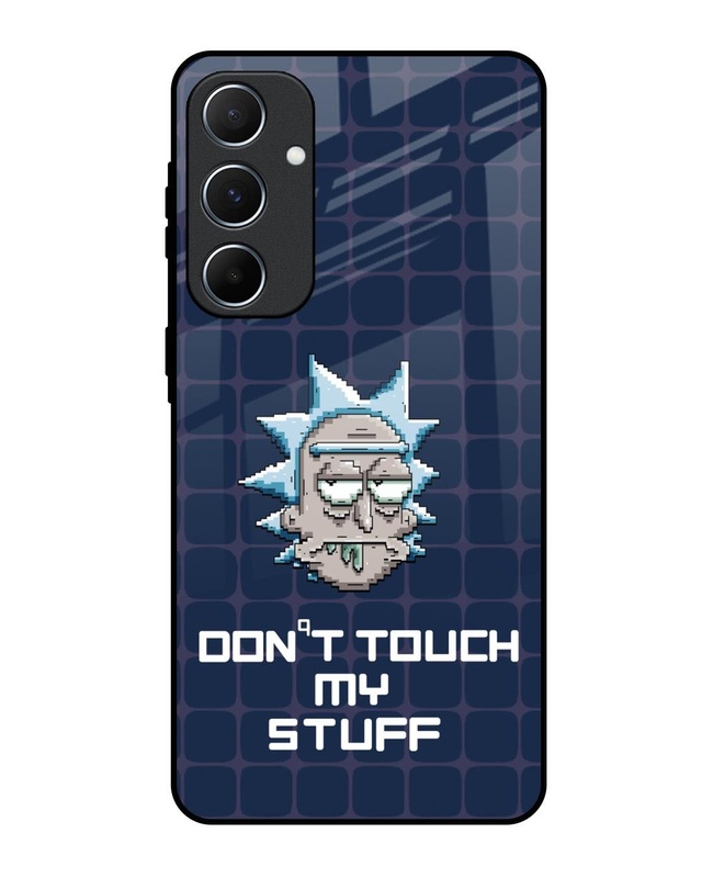 Don't Touch My Stuff Premium Glass Cover for Samsung Galaxy A55 5G