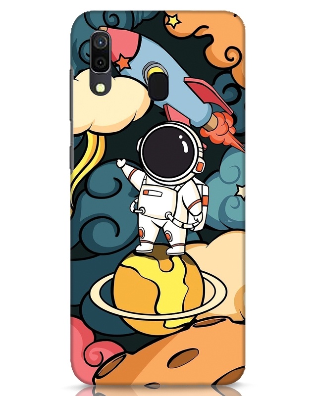 Shop Doodle Space Designer Hard Cover for Samsung Galaxy A30-Front