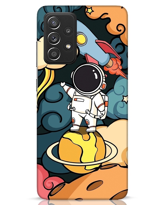 Shop Doodle Space Designer Hard Cover for Samsung Galaxy A52-Front