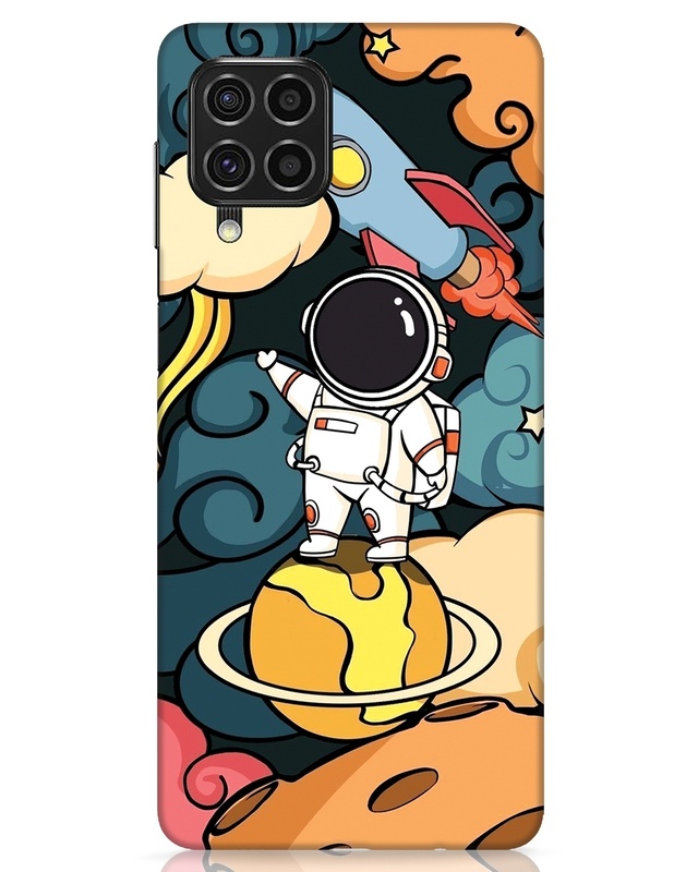 Shop Doodle Space Designer Hard Cover for Samsung Galaxy F62-Front