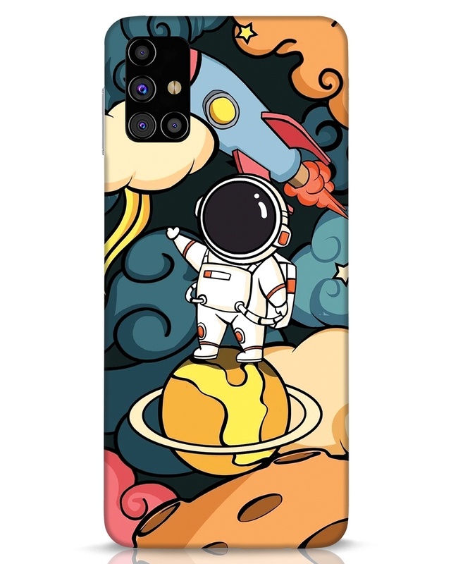 Shop Doodle Space Designer Hard Cover for Samsung Galaxy M31s-Front