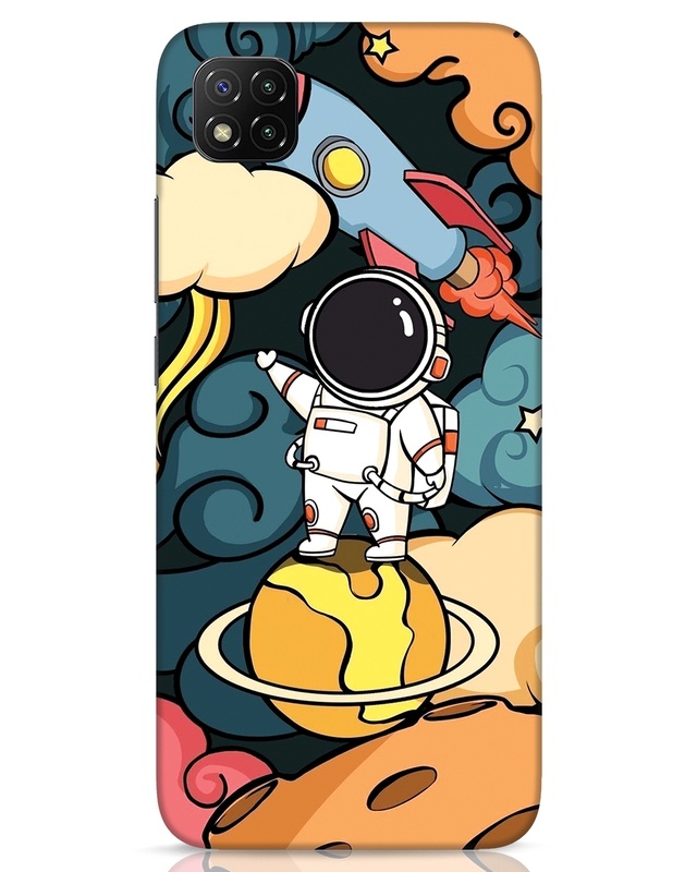 Shop Doodle Space Designer Hard Cover for Xiaomi Poco C3-Front