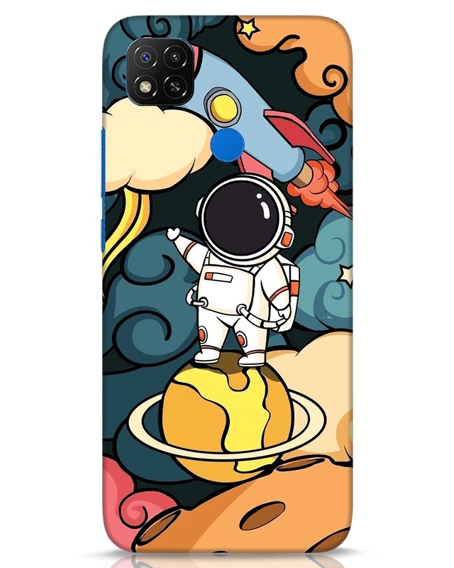Shop Doodle Space Designer Hard Cover for Xiaomi Redmi 9-Front