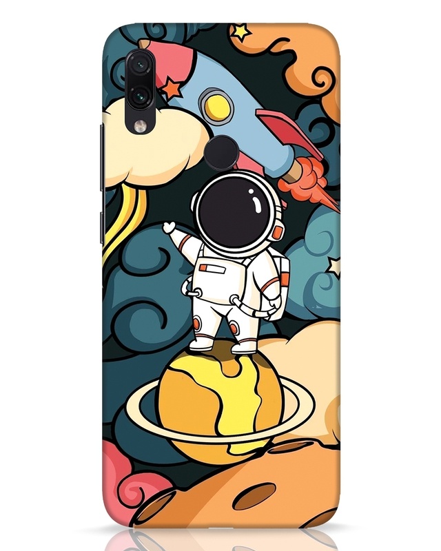 Shop Doodle Space Designer Hard Cover for Xiaomi Redmi Note 7 Pro-Front