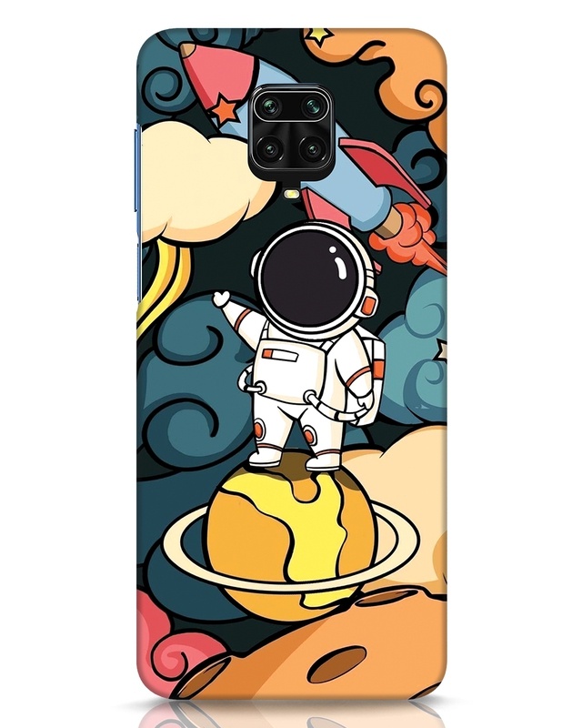 Shop Doodle Space Designer Hard Cover for Xiaomi Redmi Note 9 Pro-Front