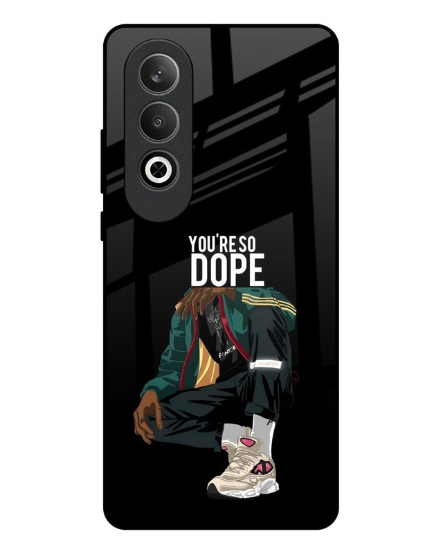 Shop Dope Person Premium Glass Case for OnePlus Nord CE4 5G(Shock Proof, Scratch Resistant)-Front