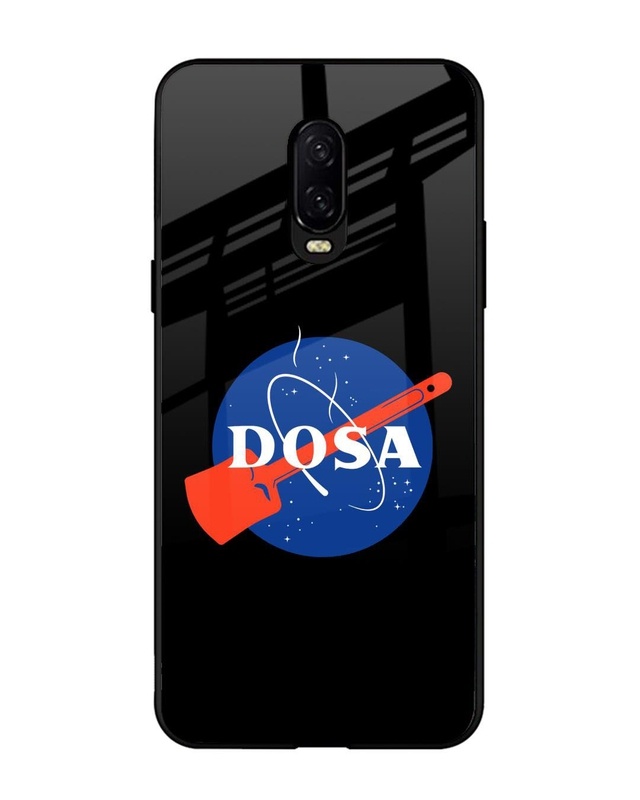 Shop Dosa Space Premium Glass Case for OnePlus 6T(Shock Proof, Scratch Resistant)-Front