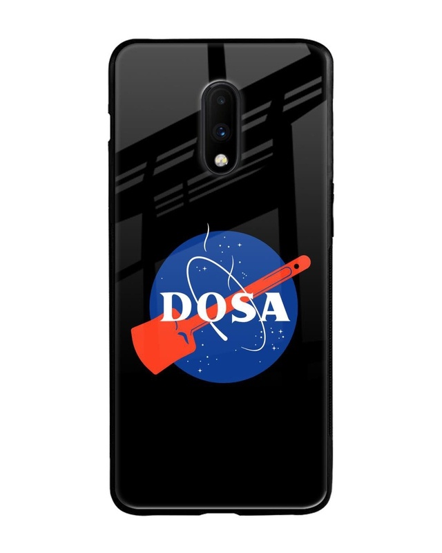 Shop Dosa Space Premium Glass Case for OnePlus 7(Shock Proof, Scratch Resistant)-Front