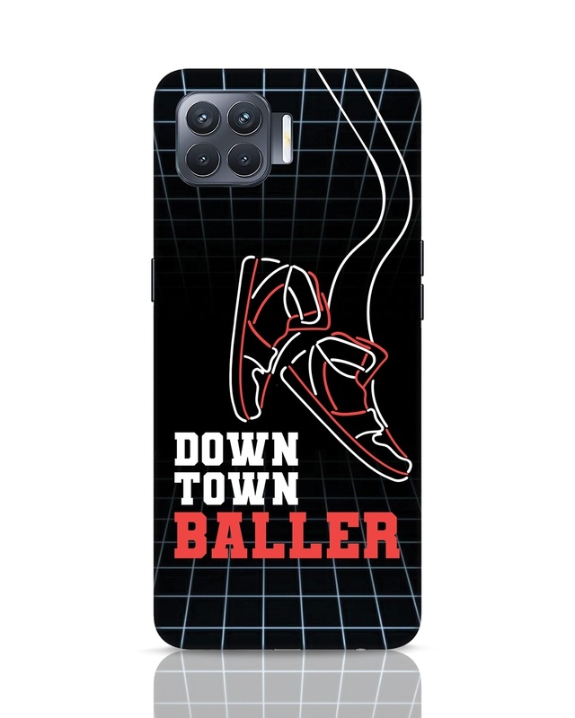 Shop Downtown Baller Designer Hard Cover for Oppo F17 Pro-Front