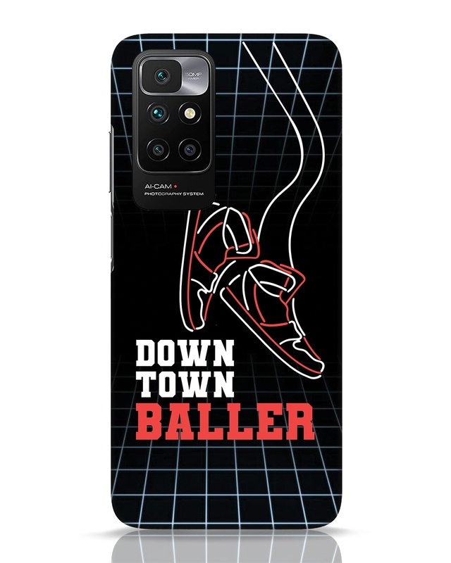 Shop Downtown Baller Designer Hard Cover for Xiaomi Redmi 10 Prime-Front