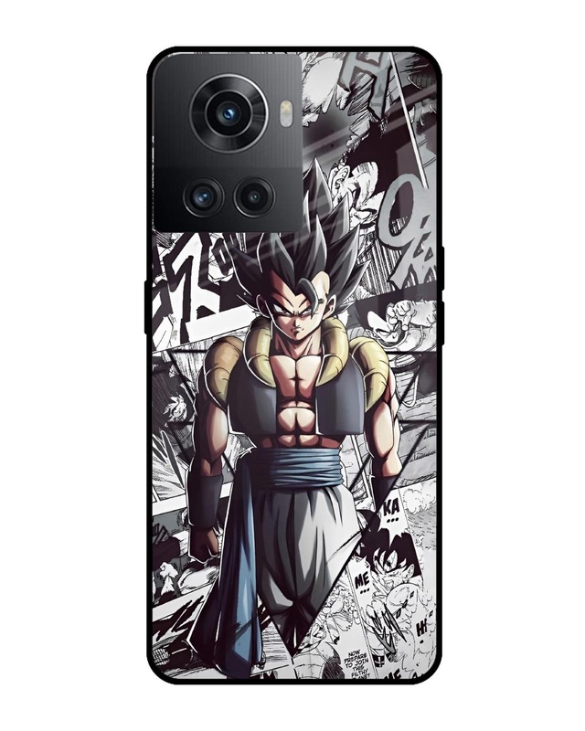 Shop Dragon Anime Art Premium Glass Case for OnePlus 10R 5G (Shock Proof, Scratch Resistant)-Front