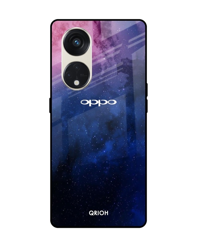 Shop Dreamzone Premium Glass Case for Oppo Reno8T 5G (Shock Proof, Scratch Resistant)-Front