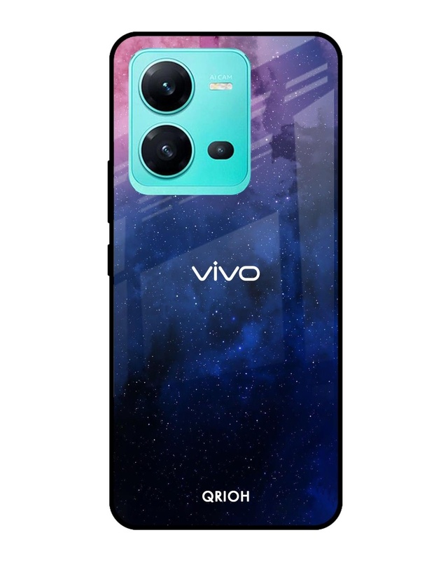 Shop Dreamzone Printed Premium Glass Case For Vivo V25 (Shock Proof,Scratch Resistant)-Front