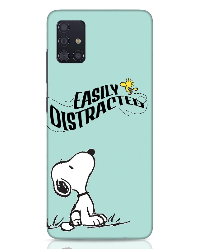 Shop Easily Distracted Designer Hard Cover for Samsung Galaxy A51-Front