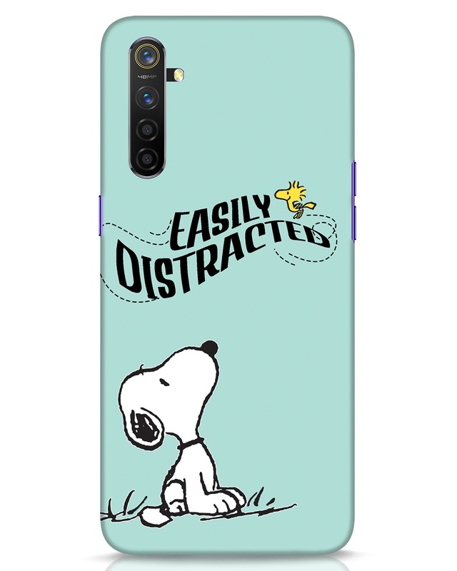 Shop Easily Distracted Designer Hard Cover for Realme 6-Front