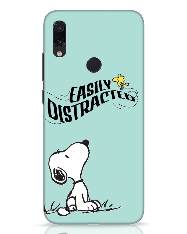 Shop Easily Distracted Designer Hard Cover for Xiaomi Redmi Note 7 Pro-Front
