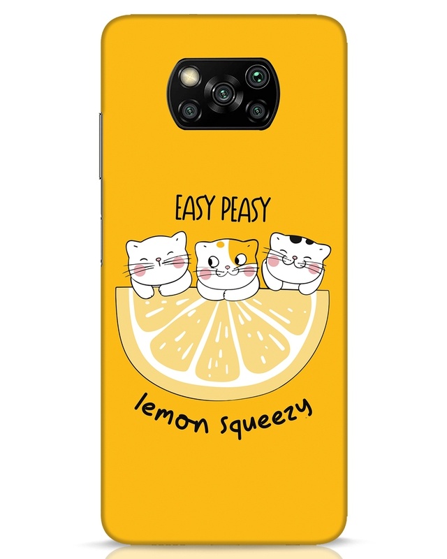 Shop Easy Peasy Designer Hard Cover for Xiaomi Poco X3 Pro-Front