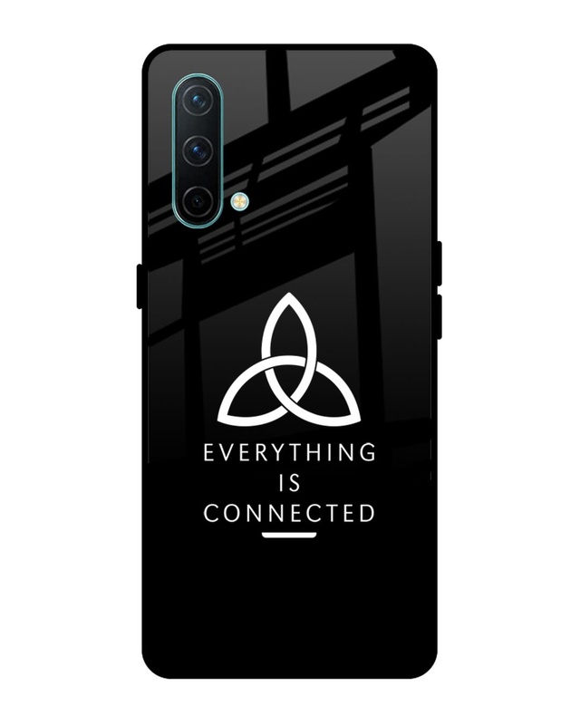Shop Everything Is Connected Premium Glass Case for OnePlus Nord CE 5G (Shock Proof, Scratch Resistant)-Front