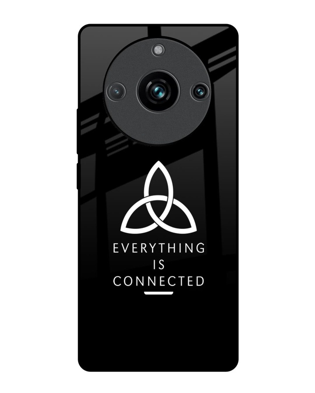 Shop Everything Is Connected Premium Glass Case for Realme 11 Pro+ 5G (Shock Proof, Scratch Resistant)-Front