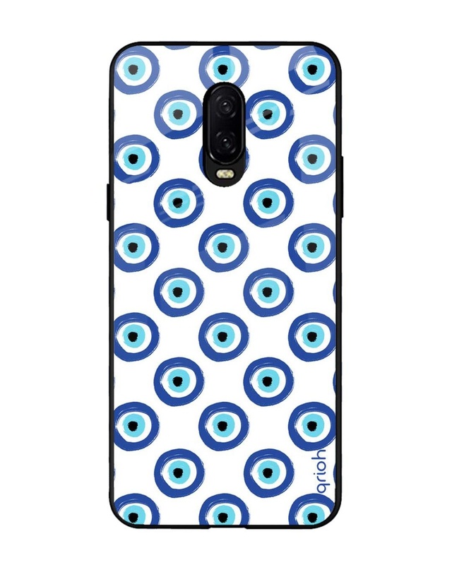 Shop Evil Eye Premium Glass Case for OnePlus 6T (Shock Proof, Scratch Resistant)-Front