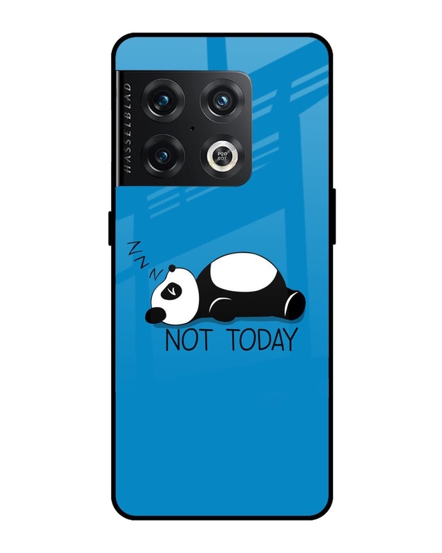 Shop Exhausted Panda Premium Glass Case for OnePlus 10 Pro(Shock Proof, Scratch Resistant)-Front