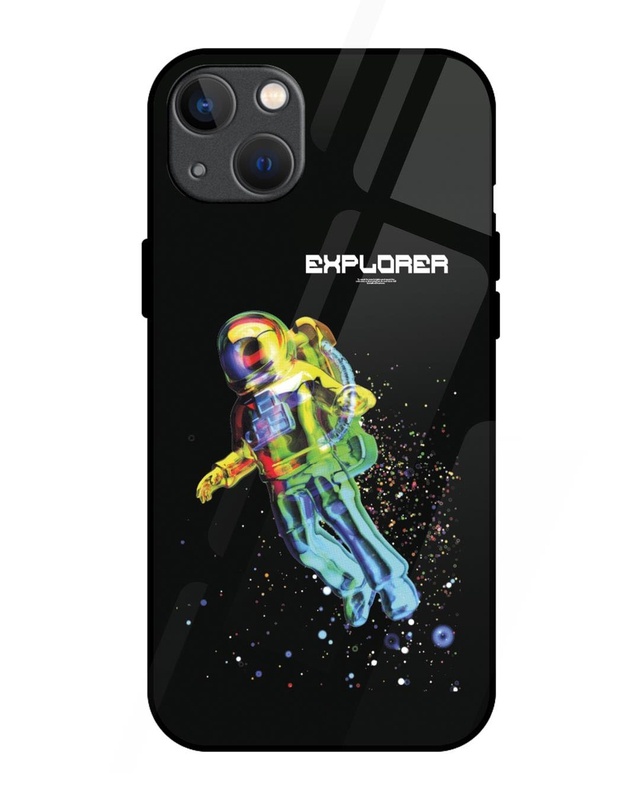 Explorer Premium Glass Cover for Apple iPhone 13-Front Bewakoof Shop Explorer Premium Glass Cover for Apple iPhone 13-Front