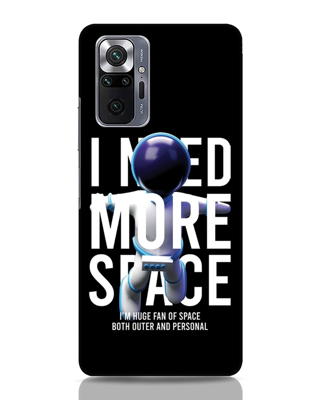Shop Extra Space Designer Hard Cover for Xiaomi Redmi Note 10 Pro-Front
