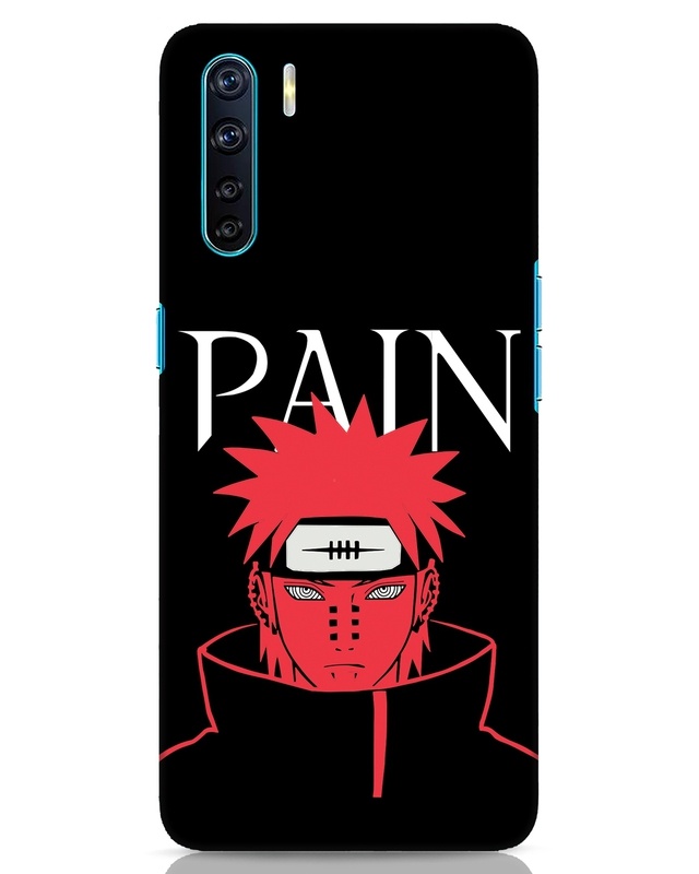 Shop Feel The Pain Designer Hard Cover for Oppo F15-Front