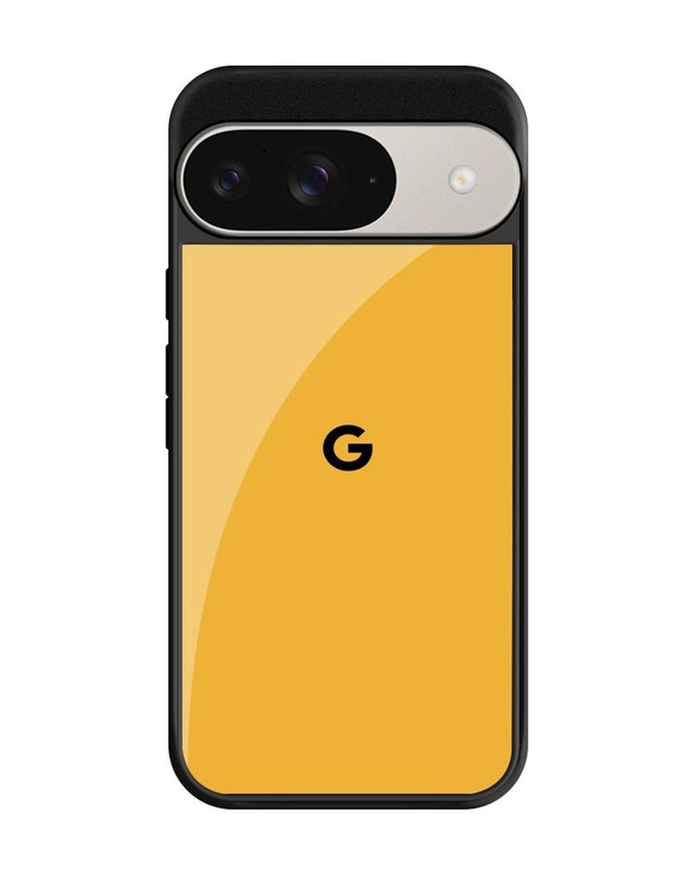Fluorescent Yellow Premium Glass Cover for Google Pixel 9(Shock Proof, Scratch Resistant)