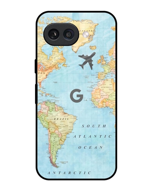 Fly Around The World Premium Glass Cover for Google Pixel 9a(Shock Proof, Scratch Resistant)