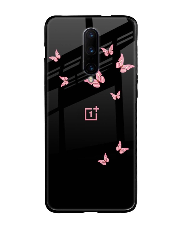 Shop Fly Butterfly Premium Glass Case for OnePlus 7 Pro(Shock Proof, Scratch Resistant)-Front