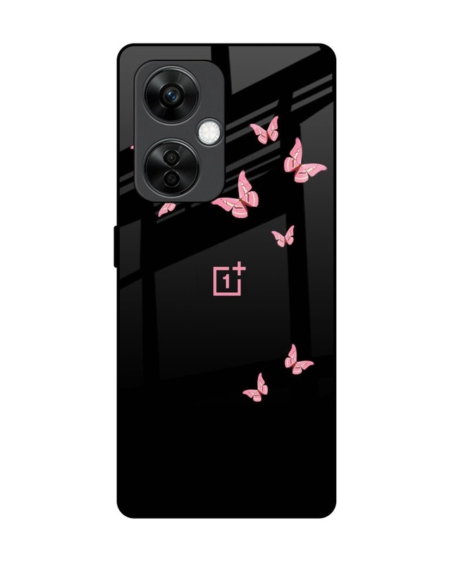 Shop Fly Butterfly Premium Glass Case for OnePlus Nord CE 3 5G(Shock Proof, Scratch Resistant)-Front