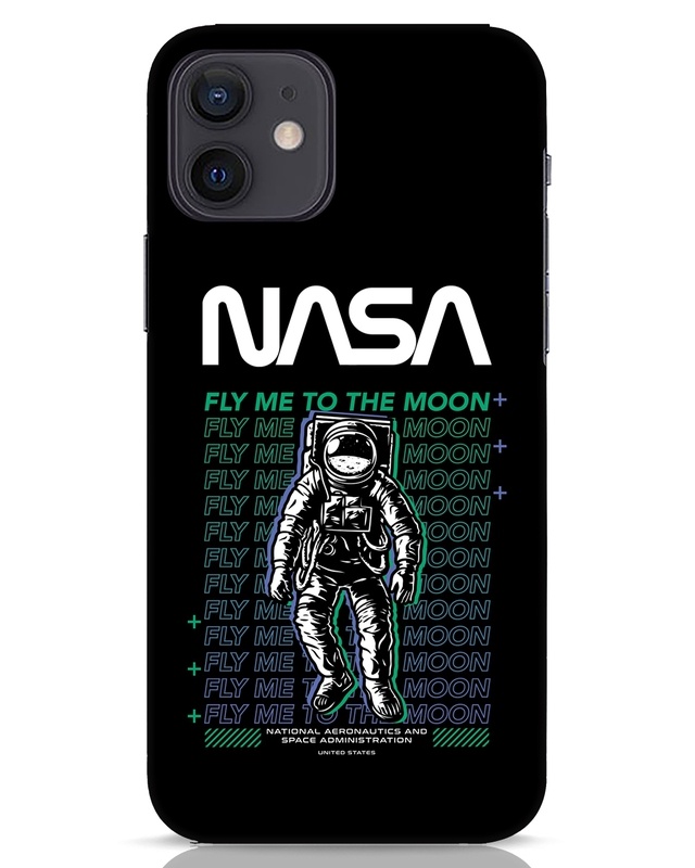 Shop Fly to Moon Designer Hard Cover for iPhone 12-Front