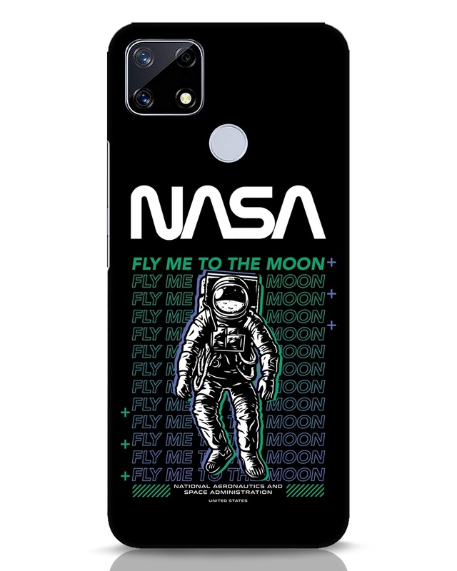 Shop Fly to Moon Designer Hard Cover for Realme Narzo 20-Front
