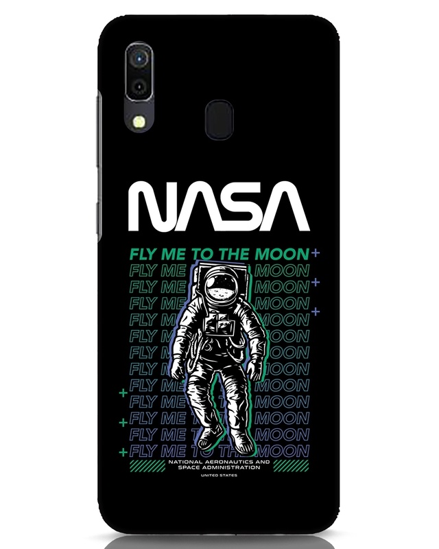 Shop Fly to Moon Designer Hard Cover for Samsung Galaxy A30-Front