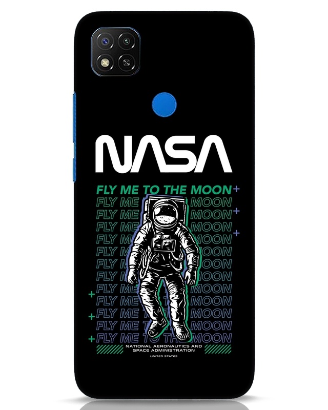 Shop Fly to Moon Designer Hard Cover for Xiaomi Redmi 9-Front