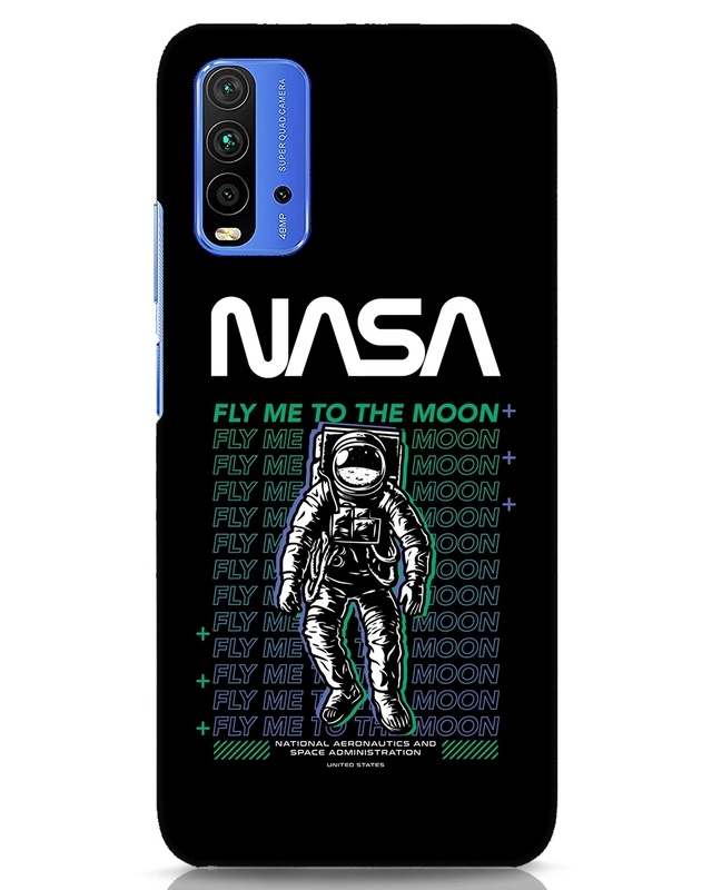 Shop Fly to Moon Designer Hard Cover for Xiaomi Redmi 9 Power-Front