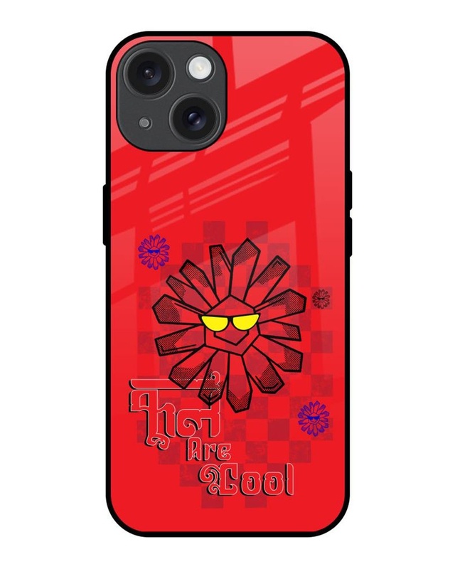 Fool Are Cool Premium Glass Cover for Apple iPhone 15