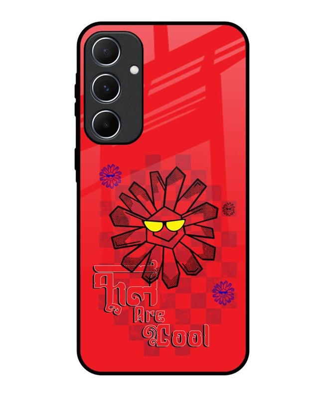 Fool Are Cool Premium Glass Cover for Samsung Galaxy A55 5G
