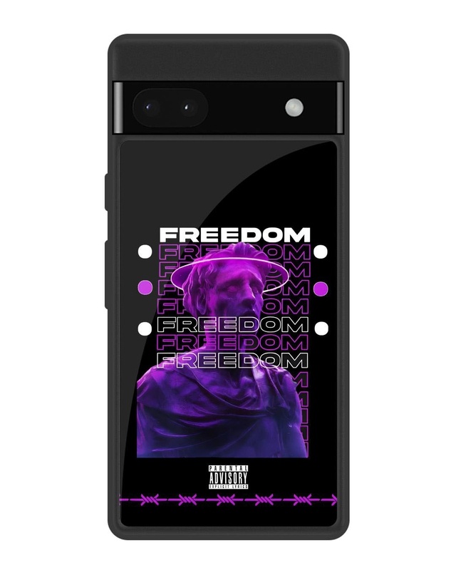 Shop Freedom Life Premium Glass Cover for Google Pixel 6a (Shock Proof, Scratch Resistant)-Front