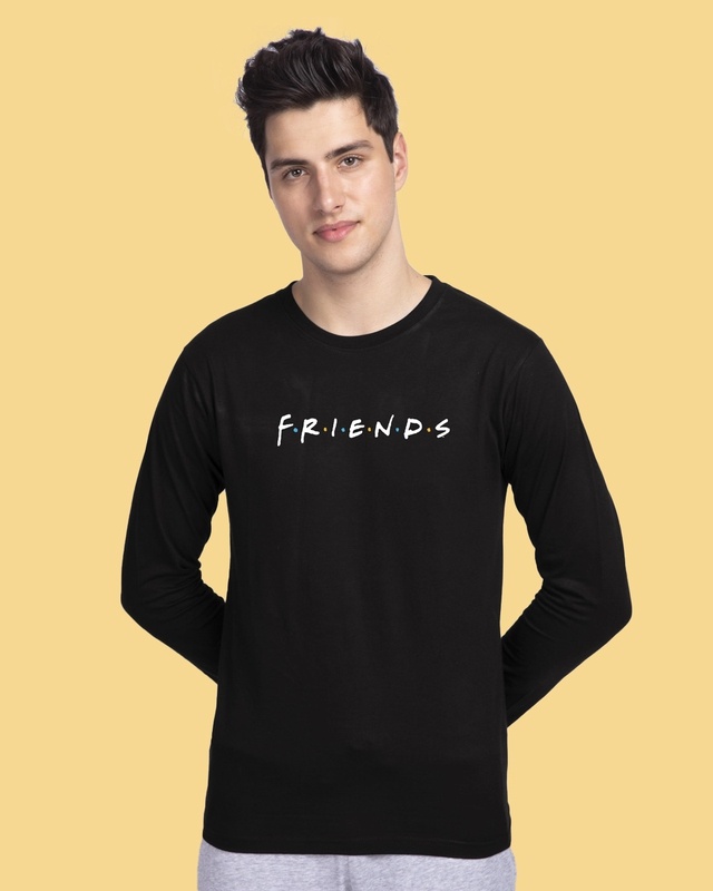 Shop Men's Friends Logo Printed T-Shirt-Front