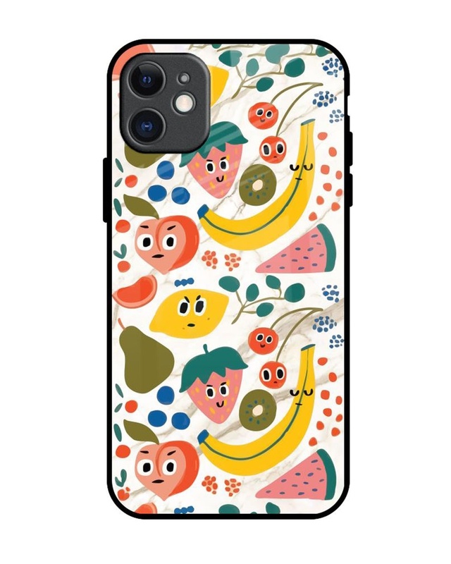 Shop Fruit Bowl Premium Glass Cover for Apple iPhone 11-Front
