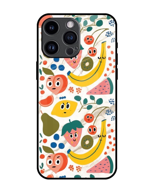 Fruit Bowl Premium Glass Cover for Apple iPhone 14 Pro Max