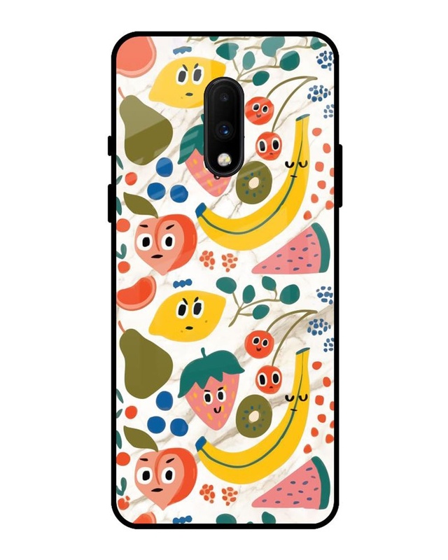 Fruit Bowl Premium Glass Cover for OnePlus 7