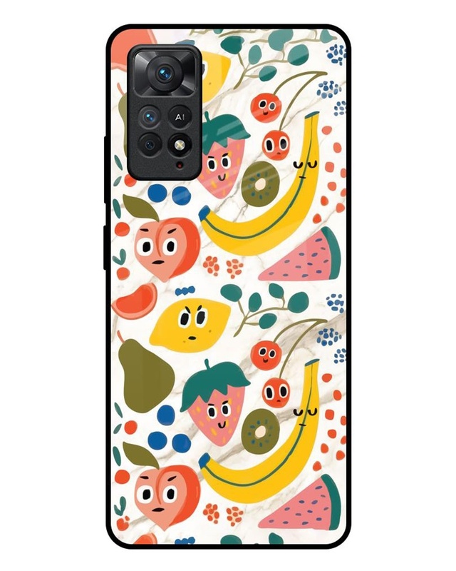 Fruit Bowl Premium Glass Cover for Redmi Note 11 Pro Plus 5G