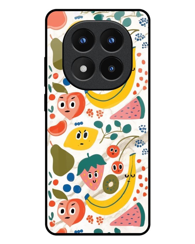 Fruit Bowl Premium Glass Cover for Redmi Note 14 Pro Plus 5G
