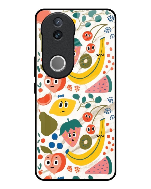Fruit Bowl Premium Glass Cover for Vivo V50e 5G