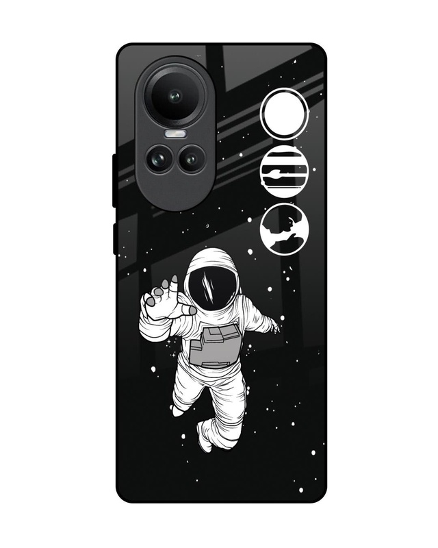 Fun Astronaut Premium Glass Cover for Oppo Reno10 5G