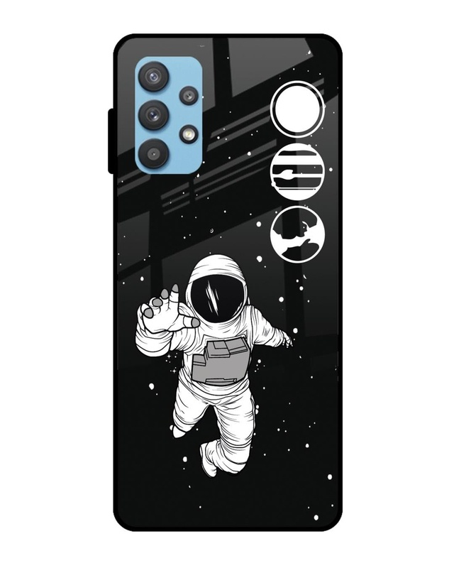 Fun Astronaut Premium Glass Cover for Samsung Galaxy A52s 5G